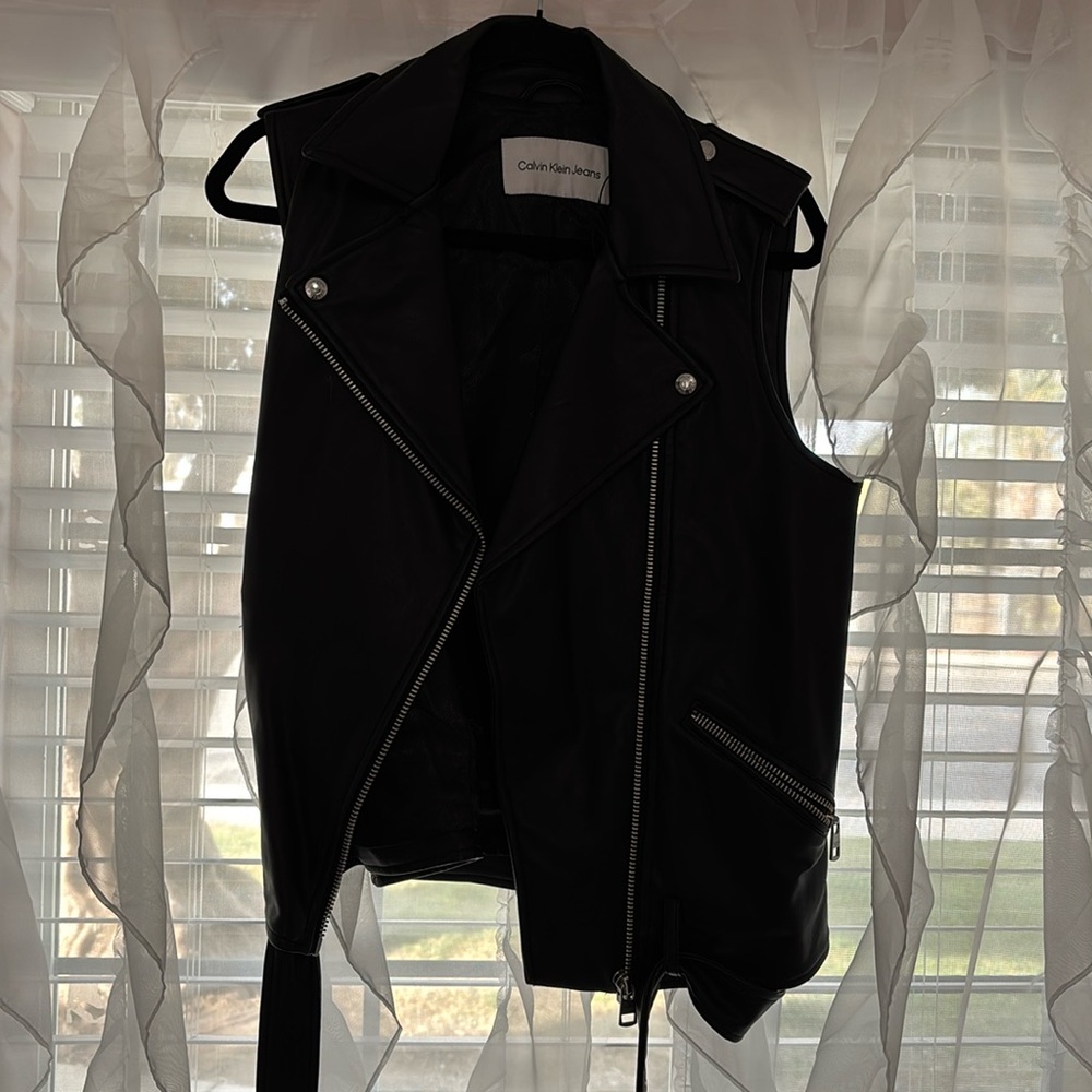 Leather jacket